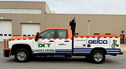 NHDOT Service Patrol Truck sponsored by GEICO