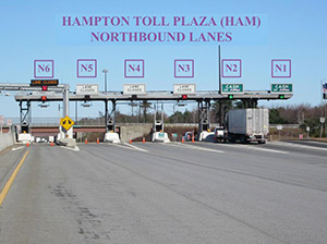 Hampton Toll Plaza Northbound