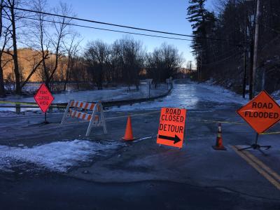 Road Closure Due to Ice